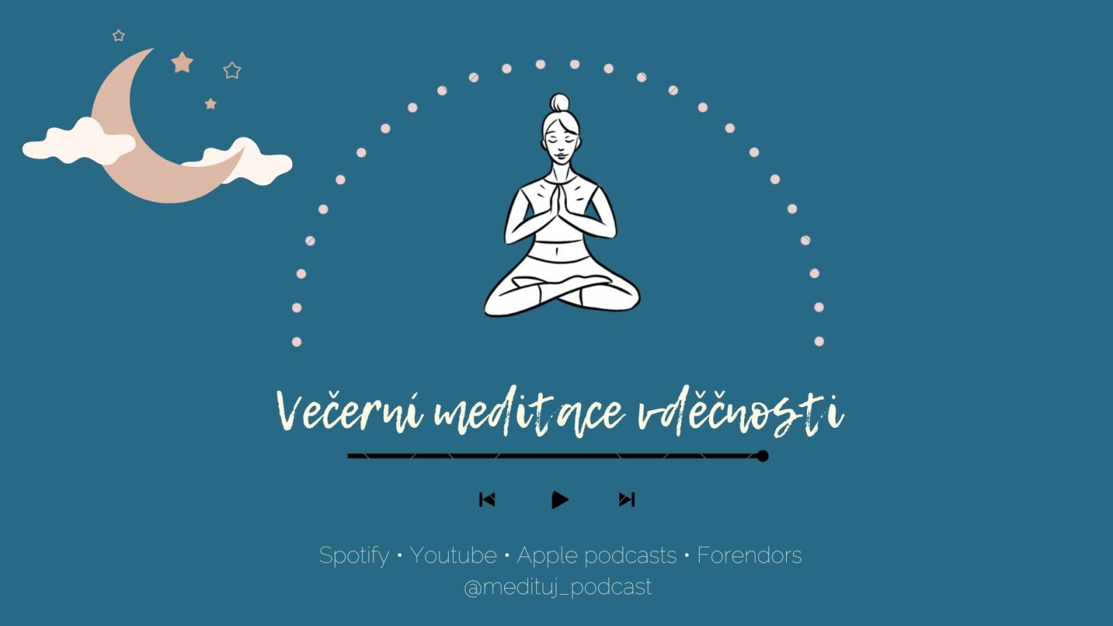 Večerní meditace vděčnosti