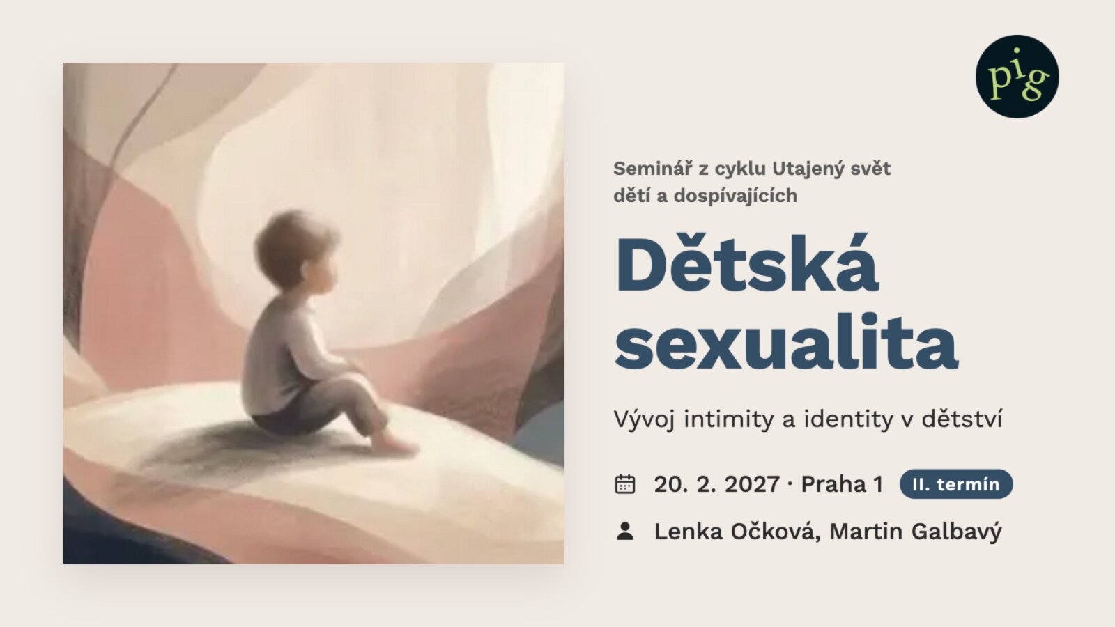 Dětská sexualita II. termín 20.2.2027